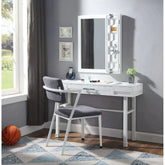 Cargo White Vanity Desk Model 35909 By ACME Furniture
